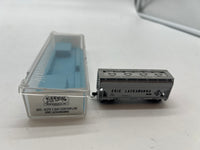 Atlas 3902 ERIE LACKAWANNA 2-Bay Centerflow Hopper Gray/Black N Scale Like New