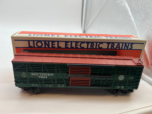 Lionel 6-7304 Famous American RR Southern Railway Double Door Stock Car 7304 O SCALE NEW