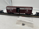 Lionel 6-9218 Monon operating boxcar mail delivery car AB  O scale Like New