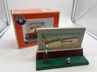Lionel 6-14148 Animated Billboard Signmen O SCALE Used Damaged Box
