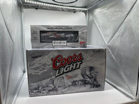 MTH 30-1433-1 Coors Light Silver Bullet Train Set with 30-78061, Includes Rare Tail Car Not Included In Orignal Set, with Proto-Sound 2.0 O Scale LIMITED NEW