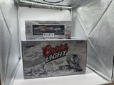 MTH 30-1433-1 Coors Light Silver Bullet Train Set with 30-78061, Includes Rare Tail Car Not Included In Orignal Set, with Proto-Sound 2.0 O Scale LIMITED NEW