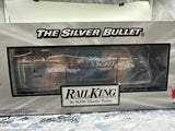MTH 30-1433-1 Coors Light Silver Bullet Train Set with 30-78061, Includes Rare Tail Car Not Included In Orignal Set, with Proto-Sound 2.0 O Scale LIMITED NEW