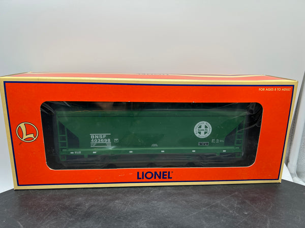 Lionel 6-17134 BNSF ACF 3-bay covered hopper O scale NEW