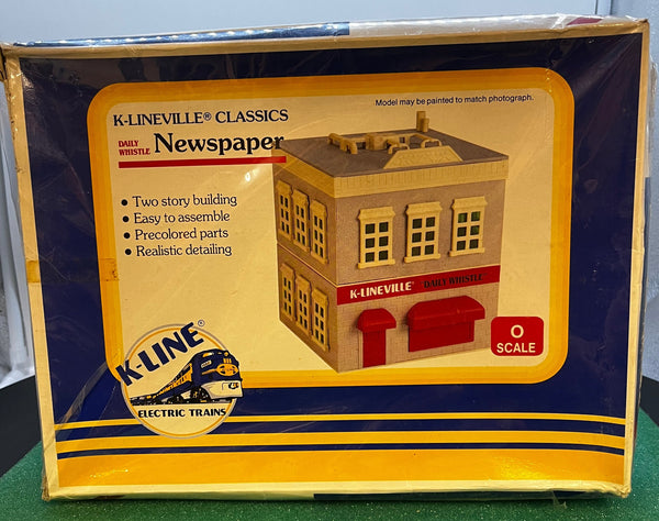 K-LINE K-4221 K-LINEVILLE NEWSPAPER BUILDING KIT O-Scale