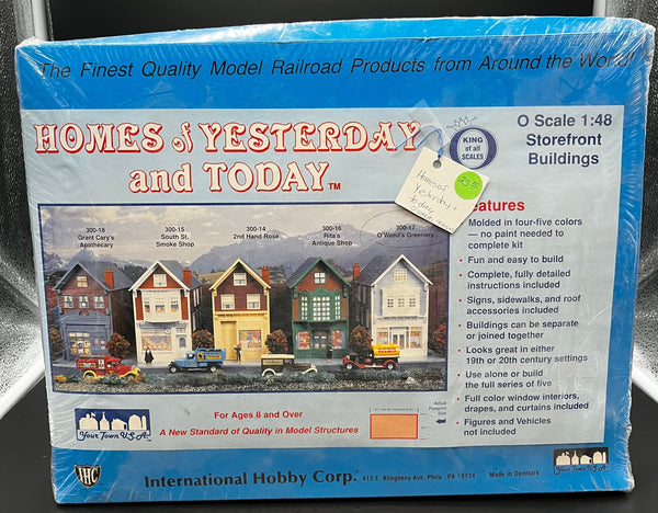 International Hobby Corp O'Weeds Greenery 300-17 Homes of Yesterday & Today Building Kit O-Scale
