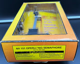 MTH RK-1035 Operating Semaphore w/Track Activation Device #151 O-Scale