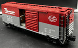 MTH 20-93186 New York Central Operating Boxcar w/Signal Man O-Scale USED LN Damaged box