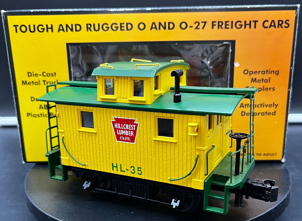 MTH 30-7769 RailKing Hillcrest Lumber Bobber Caboose O-Scale USED LN