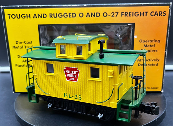 MTH 30-7769 RailKing Hillcrest Lumber Bobber Caboose O-Scale USED