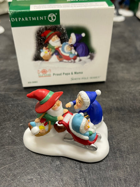 Department 56 56.56862 Proud Papa & Mama North Pole Series