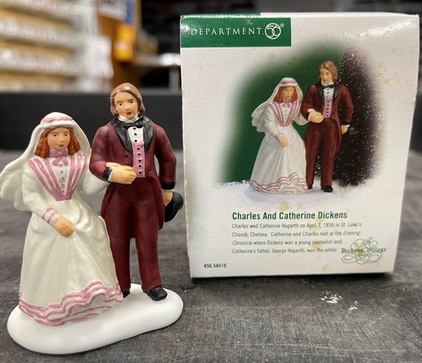 Department 56 56.58419 Charles and Catherine Dickens The Dickens' Village