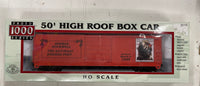 Proto 1000 Series 8436 Norman Rockwell The Saturday Evening Post 50' High Roof Boxcar HO Scale