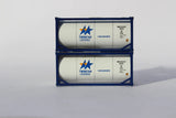 JTC 205206 TWINSTAR 20' Standard Tank Container (1/2 Length 3/4 width)  N SCALE NEW