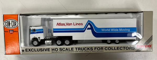 Concur Herpa Atlas Van Lines truck HO SCALE