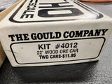 The Gould Company 4012 22' Wood Ore Car Kit