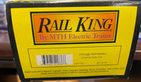 MTH Railking 30-73191 Chicago & North Western C&NW 3-Dome Tank Car O SCALE Like New Damaged Box