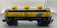 MTH Railking 30-73191 Chicago & North Western C&NW 3-Dome Tank Car O SCALE Like New Damaged Box