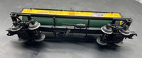 MTH Railking 30-73191 Chicago & North Western C&NW 3-Dome Tank Car O SCALE Like New Damaged Box