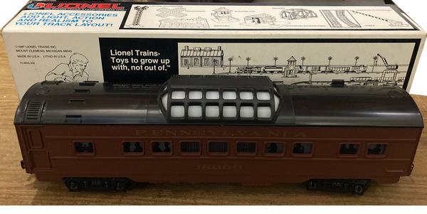 Lionel 6-16000 Pennsylvania Vista Dome Car