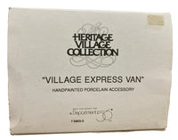 Department 56 5865-3 Village Express Van-- Heritage Village Collection