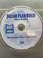 Dream Plan Build Video Series Mississippi River Main Line Rails Across America DVD