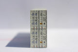 JTC 537028 ABF FREIGHT 53' HIGH CUBE 8-55-8, Set #1, corrugated containers.  (2) N SCALE NEW