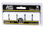 Woodland Scenics WDS JP5635 WDS5635 Pedestal Traffic Lights N Scale NEW