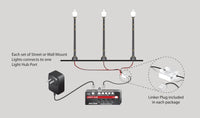 Woodland Scenics WDS JP5640 WDS5640 Double Lamp Post Street Lights - N Scale NEW