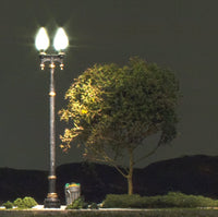 Woodland Scenics WDS5648 Double Lamp Post Street Lights O Scale