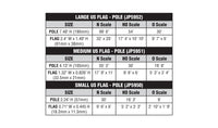 Woodland Scenics WDS JP5950 WDS5950 Small US Flag - Pole N SCALE NEW