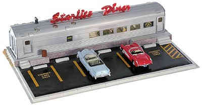 K-Line k-42404 Starlite Diner on Base O SCALE Like New