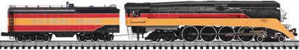 K-Line K3688-4449W SP SP Daylight GS-4 Steam Engine (conventional) and Die Cast Tender O SCALE Like New