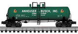 K-Line k6341-5604 Anheuser-Busch Corn Syrup Aluminum Tank Car --Beer Car O SCALE Like New