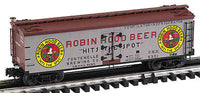 K-Line k742-8018 Robin Hood Beer Wood-Sided Reefer O SCALE NEW