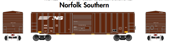 ATHEARN RND14830 NORFOLK SOUTHERN 50' ACF BOXCAR HO SCALE  NEW