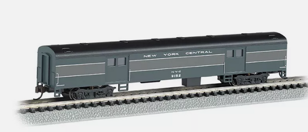 Bachmann 14455  New York Central - 72ft smooth-sided baggage car N scale NEW