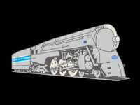 SUNDANCE PINS NYCH New York Central Hudson Locomotive Pin Limited