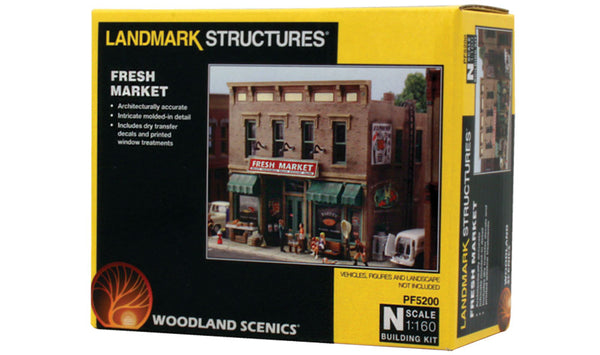 Woodland Scenics WDS PF5200 WDS5200 Fresh Market - N Scale Kit NEW
