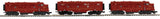 MTH Premier 20-21581-1 Pennsylvania Railroad PRR F-3 A Unit Diesel Engine w/Proto-Sound 3.0 (Hi-Rail Wheels) #9517 with 20-21581-3 Non powered B Unit and 20-21581-4 Non Powered A Unit O Scale