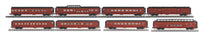 MTH 30-68252 Pennsylvania Railroad PRR 60' Streamlined 4 car passenger set with 30-68253 2 car set, 30-68254 Coach Car, AND 30-68255 Vista Dome O Scale NEW