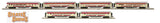 Atlas 3001772A STRATES SHOWS Circus Madison Heavyweight Train 4 Car Set AND 3001772B 2 car set LIMITED NEW