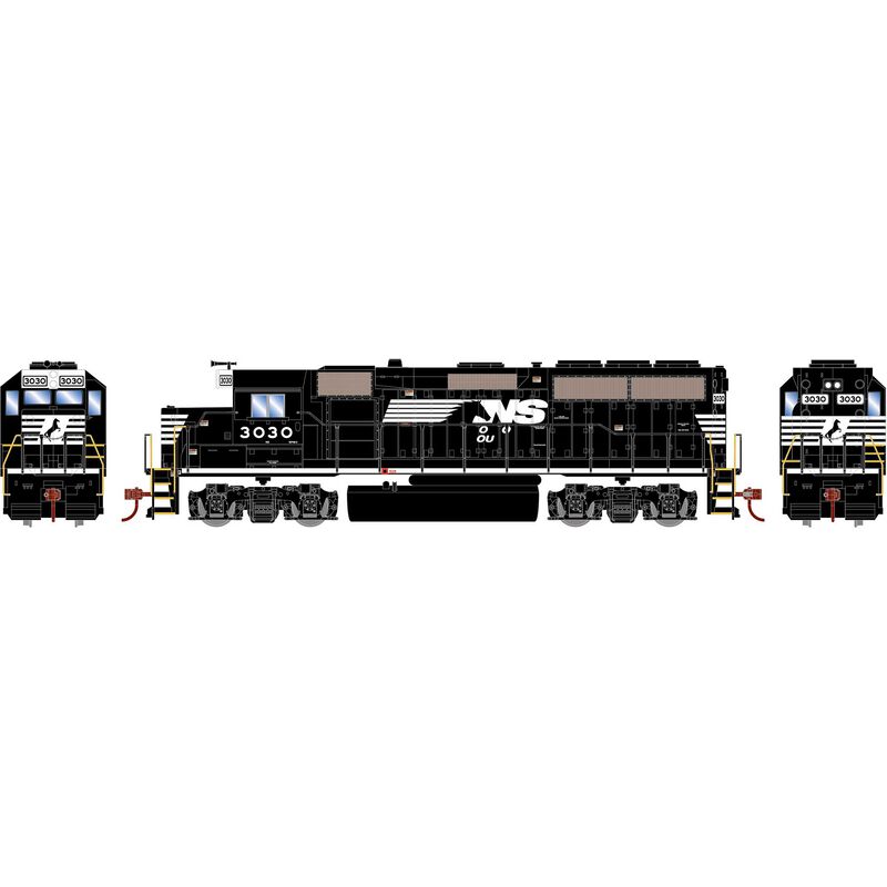 ATHEARN ROUNDHOUSE RND18254 NORFOLK SOUTHERN NS GP40-2