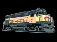 SUNDANCE PINS SPS4 Spokane Portland & Seattle SP&S C-425 #313 Locomotive Pin Limited