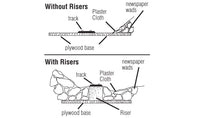 Woodland Scenics WDS ST1406 WDS1406 1/2" Risers O SCALE NEW