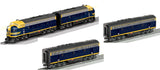 Lionel 2633190 SANTA FE LEGACY F3AA #201L/201C, 2633198 SANTA FE F3B AND 2633199 SuperBass F3B #201B (SET OF 3) ABBA LIMITED O Scale NEW