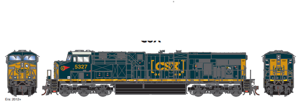 Athearn ATHG83039 ES44DC Diesel Locomotive CSX Western Maryland WM Heritage DCC READY HO SCALE NEW