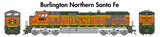 Athearn RND78045 BNSF GE Dash 9-44CW(C44-9W)  diesel locomotive DCC READY HO SCALE NEW