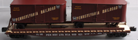 Lionel 6-27539 Pennsylvania Railroad PRR PS-4 flatcar with piggyback trailers #469621 O SCALE NEW