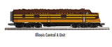 Atlas 30138648 ILLINOIS CENTRAL E6 Locomotive PREMIER Brown/Orange/Yellow #4001 LIMITED O Scale NEW